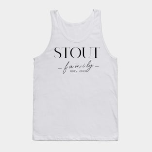 Stout Family EST. 2020, Surname, Stout Tank Top